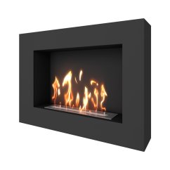 Биокамин SteelHeat WALL GRAND 900 черный