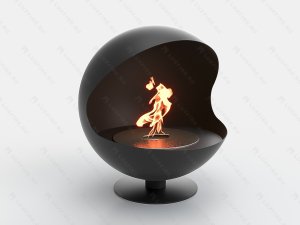 Вращающийся настольный биокамин Lux Fire Джоник